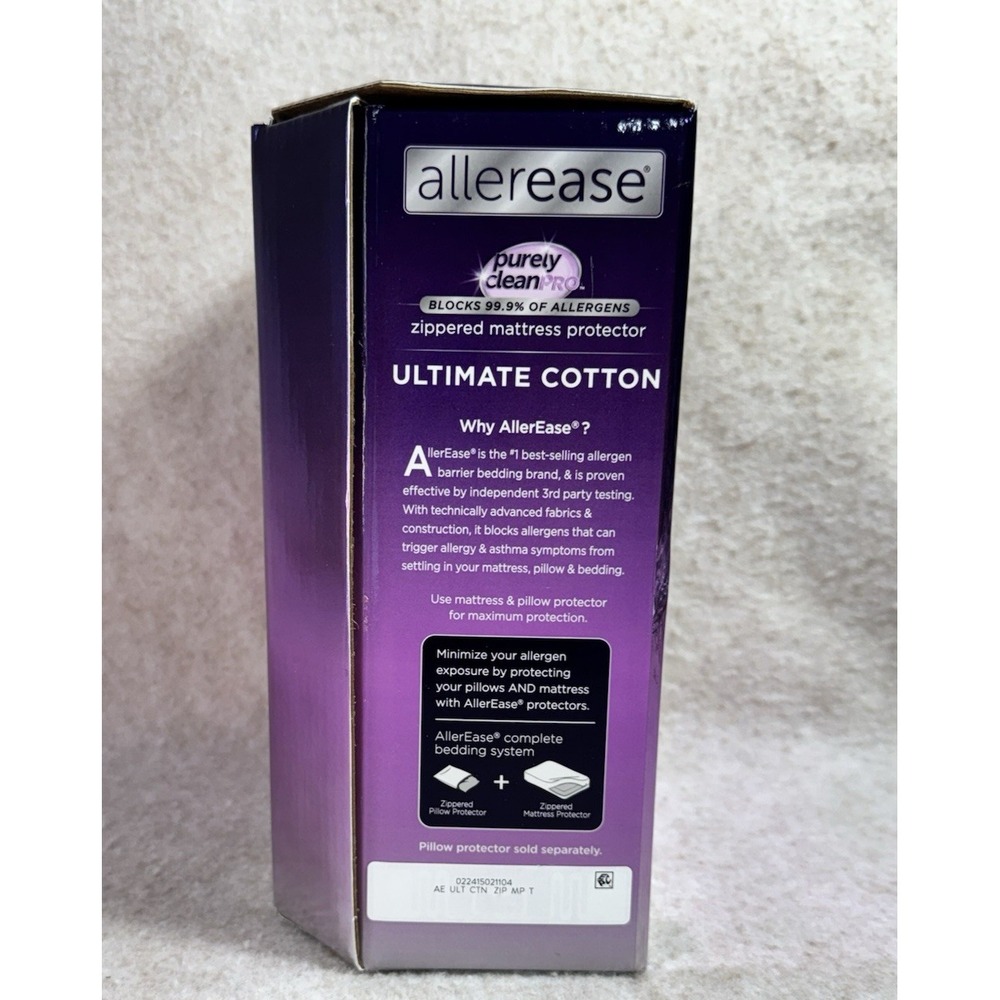 Mattress Protector Twin‎ Size Allerease - Picture 2 of 4